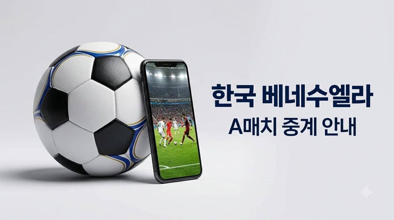 한국 베네수엘라 A매치 중계 안내: 무료 생중계 채널 및 시청 방법 총정리