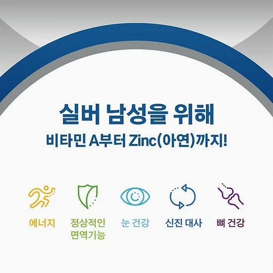 센트룸 실버 맨 멀티비타민 미네랄 50정, 3개 상세 이미지 2