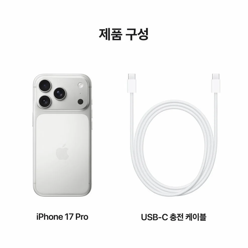 애플 아이폰 17 프로 자급제 512GB, 실버 상세 이미지 3