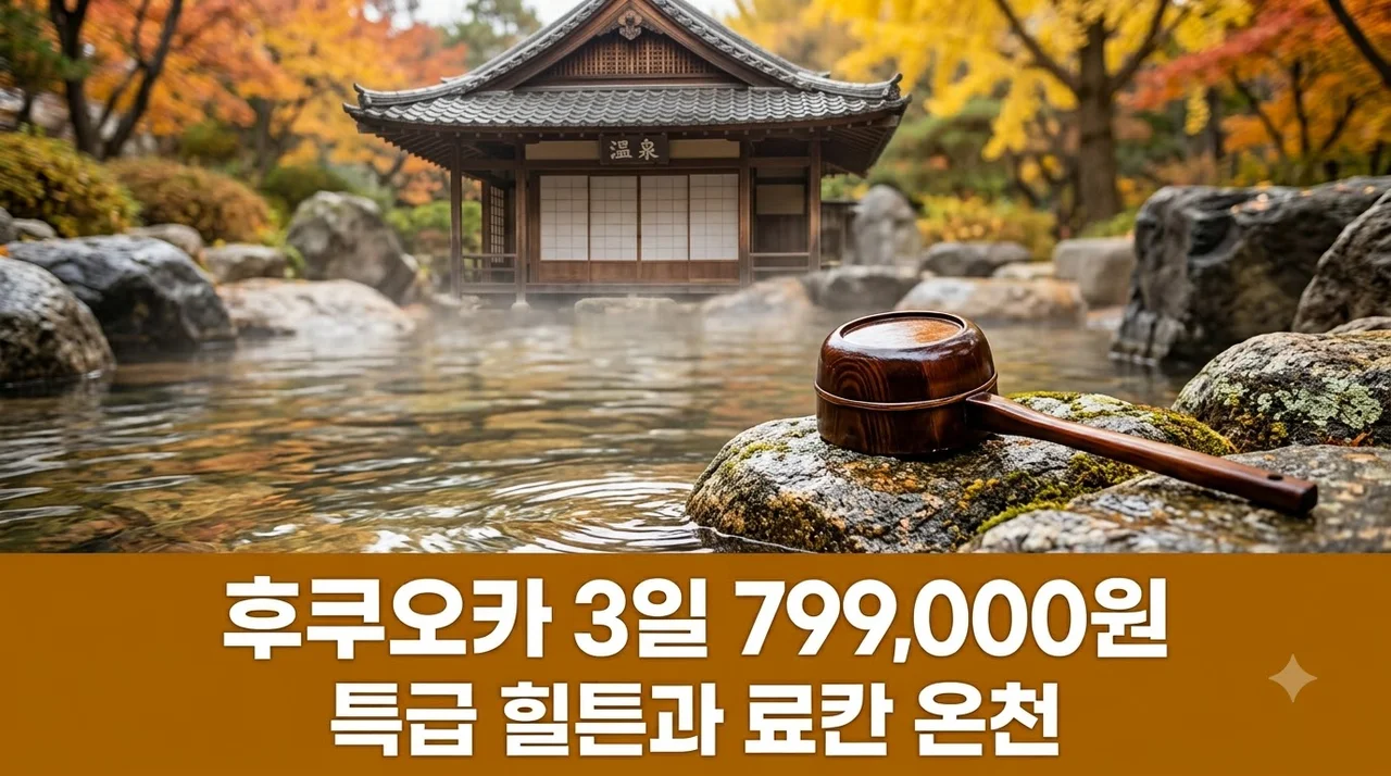 후쿠오카 3일 799,000원 특급 힐튼과 료칸 온천 여행