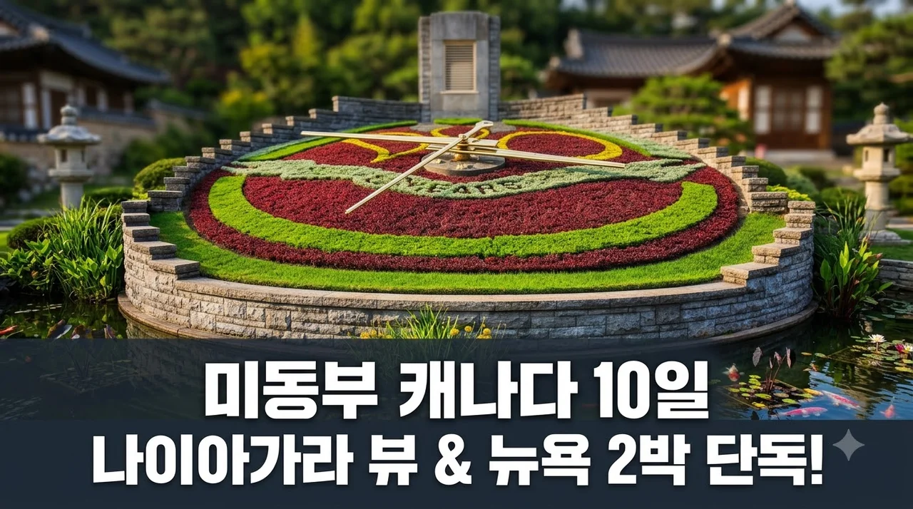 미동부 캐나다 10일, 나이아가라뷰&뉴욕2박 단독일정