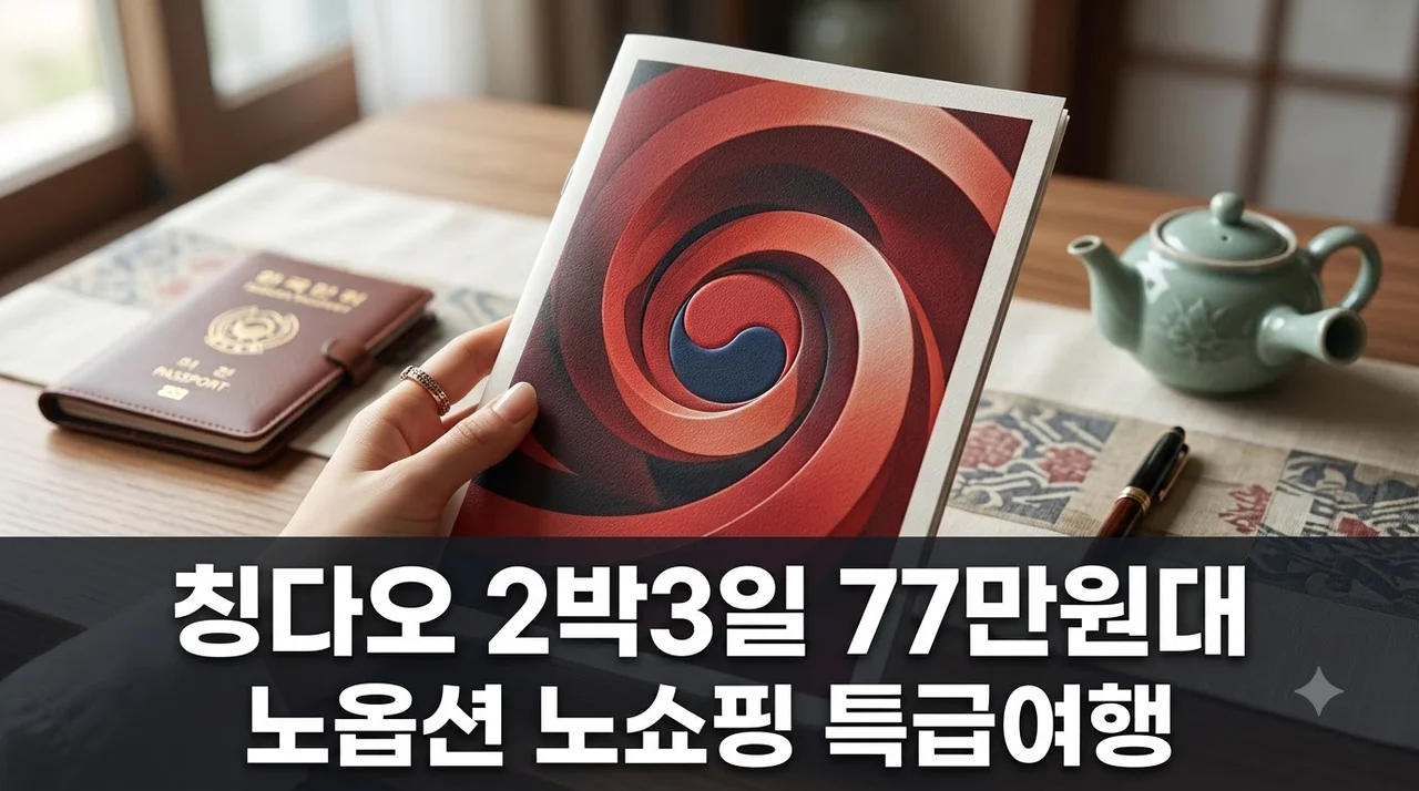 칭다오 2박3일 77만원대 대한항공 노옵션노쇼핑 특급여행