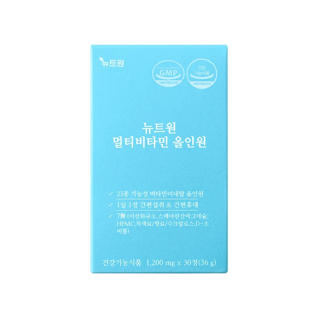 뉴트원 멀티비타민 올인원 종합 비타민 미네랄 영양제 30정, 2개 상세 이미지 2