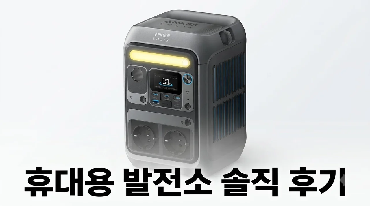 ANKER SOLIX C300 휴대용 발전소 캠핑용 솔직 사용 후기