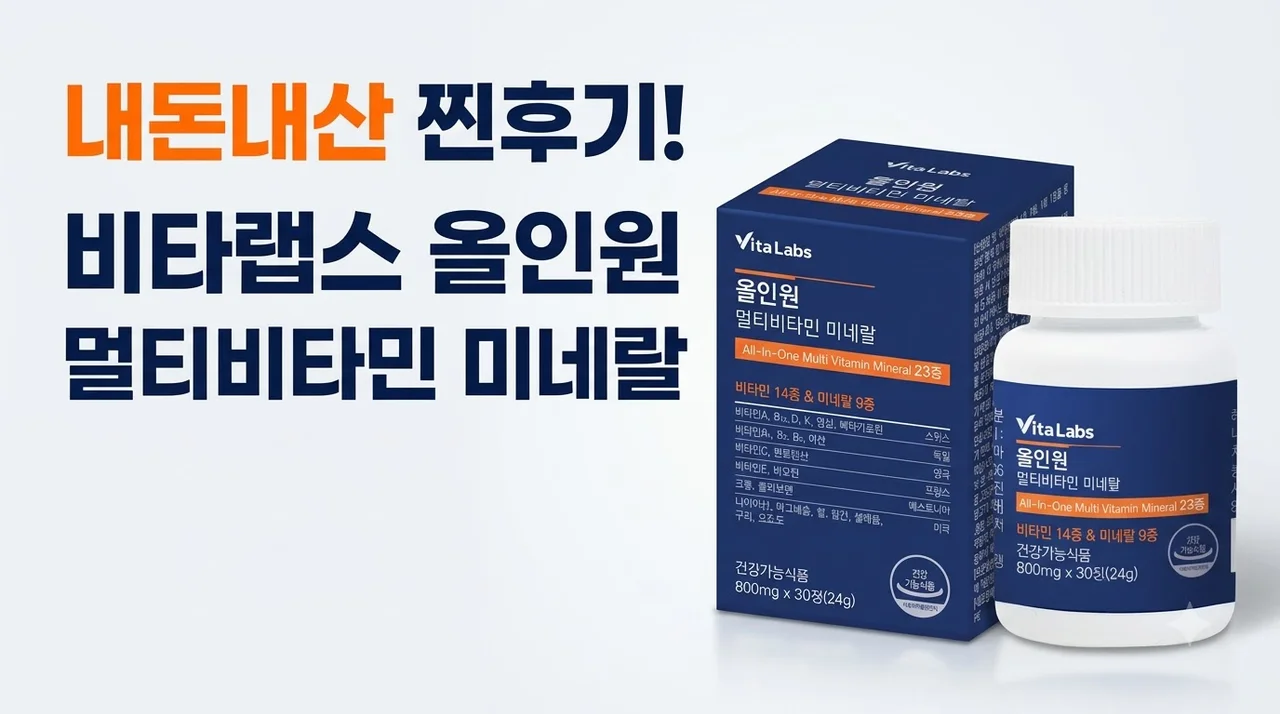 비타랩스 올인원 멀티비타민 미네랄 영양제 내돈내산 찐후기