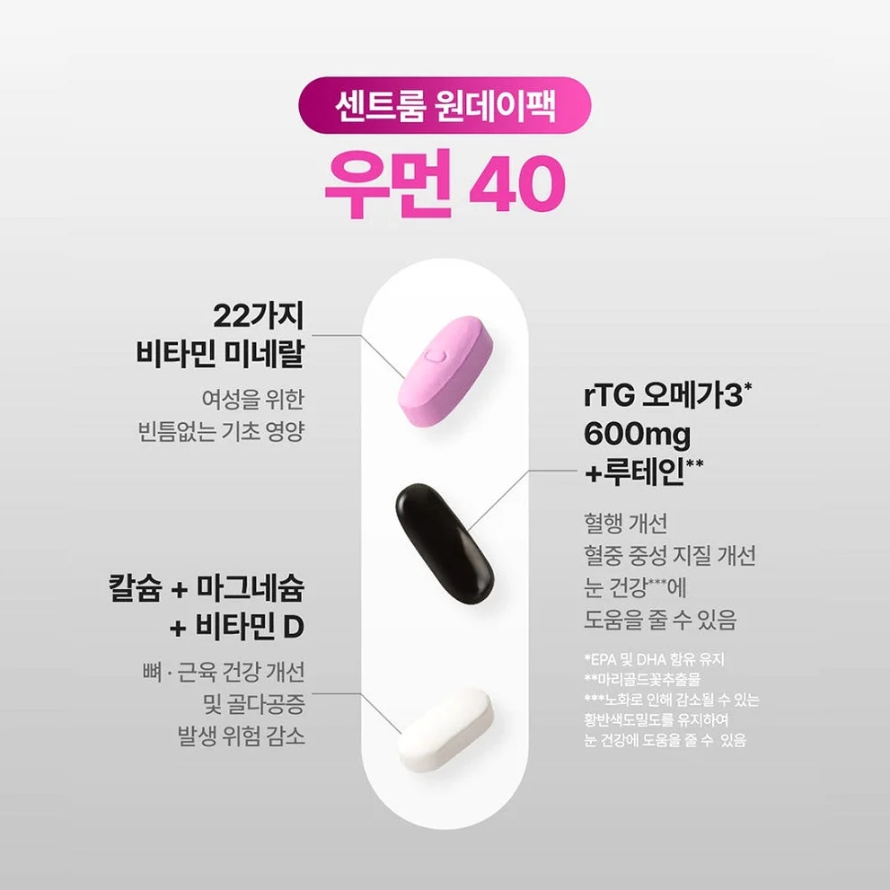 센트룸 원데이팩 우먼 40 30개입, 1개 상세 이미지 1