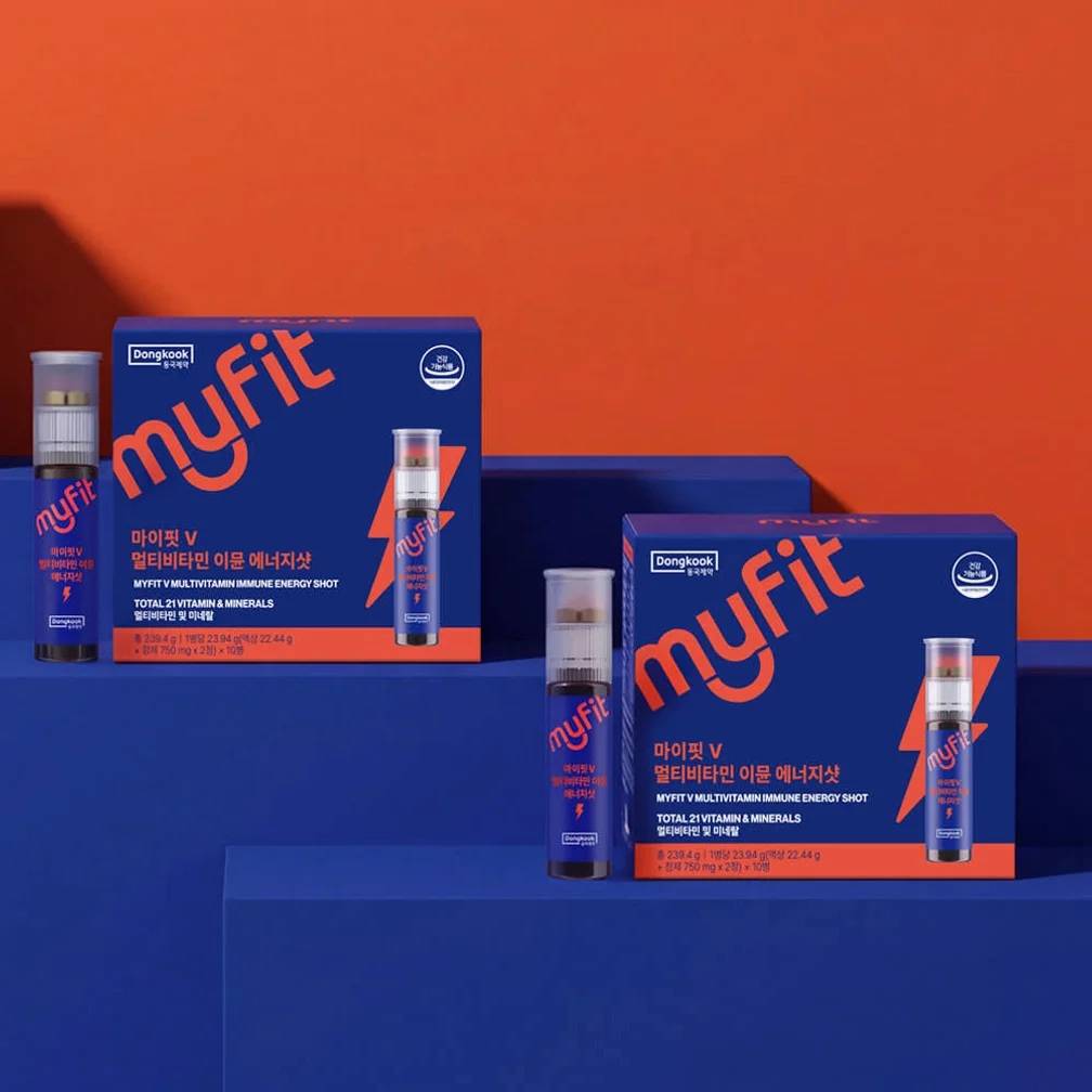 [30병+선물포장] 동국제약 마이핏V 멀티비타민 이뮨에너지샷 마시는 올인원 액상비타민 10개입, 3개 상세 이미지 2