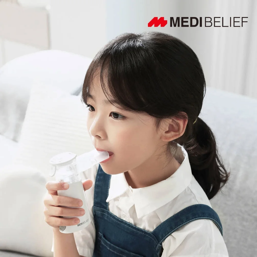 에어넵 스위스 연구개발 휴대용 네블라이저 아기 신생아 유아 성인 네불라이저 레블라이져 상세 이미지 4