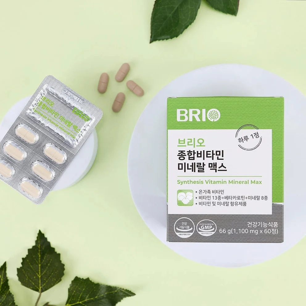 브리오 종합비타민 미네랄 맥스 / 온가족 멀티비타민 무기질 종합 영양제 60정, 2개 상세 이미지 2