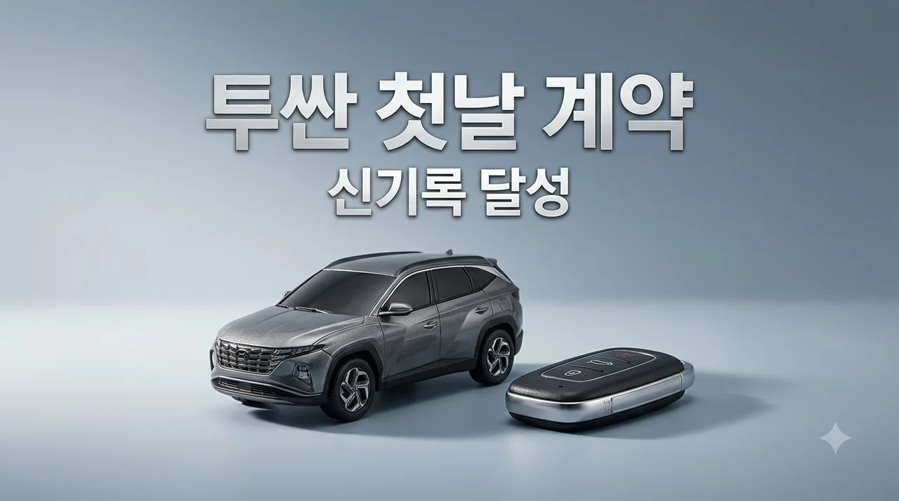 현대차 투싼 첫날 계약 대란, 과연 몇 대나 팔렸을까?