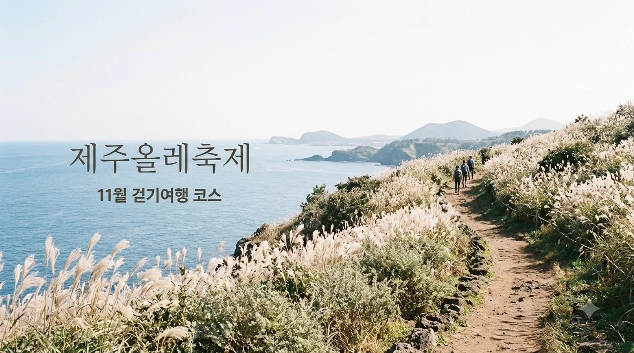 제주올레걷기축제 11월 일정 코스 준비물 완벽 가이드