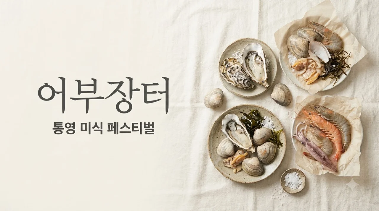 어부장터×포트빌리지 통영 축제 일정과 미식 부스 완벽 가이드