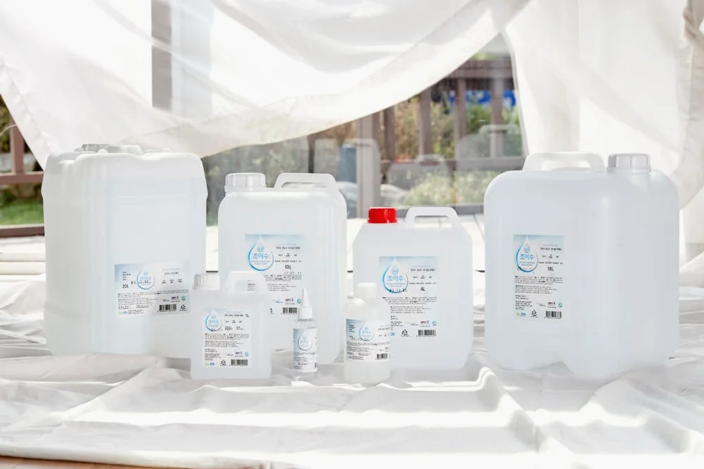 조이수 초순수3차 살균 정제수 증류수 100ml 10개 지게차배터리 화장품 의료용 가습기 상세 이미지 2
