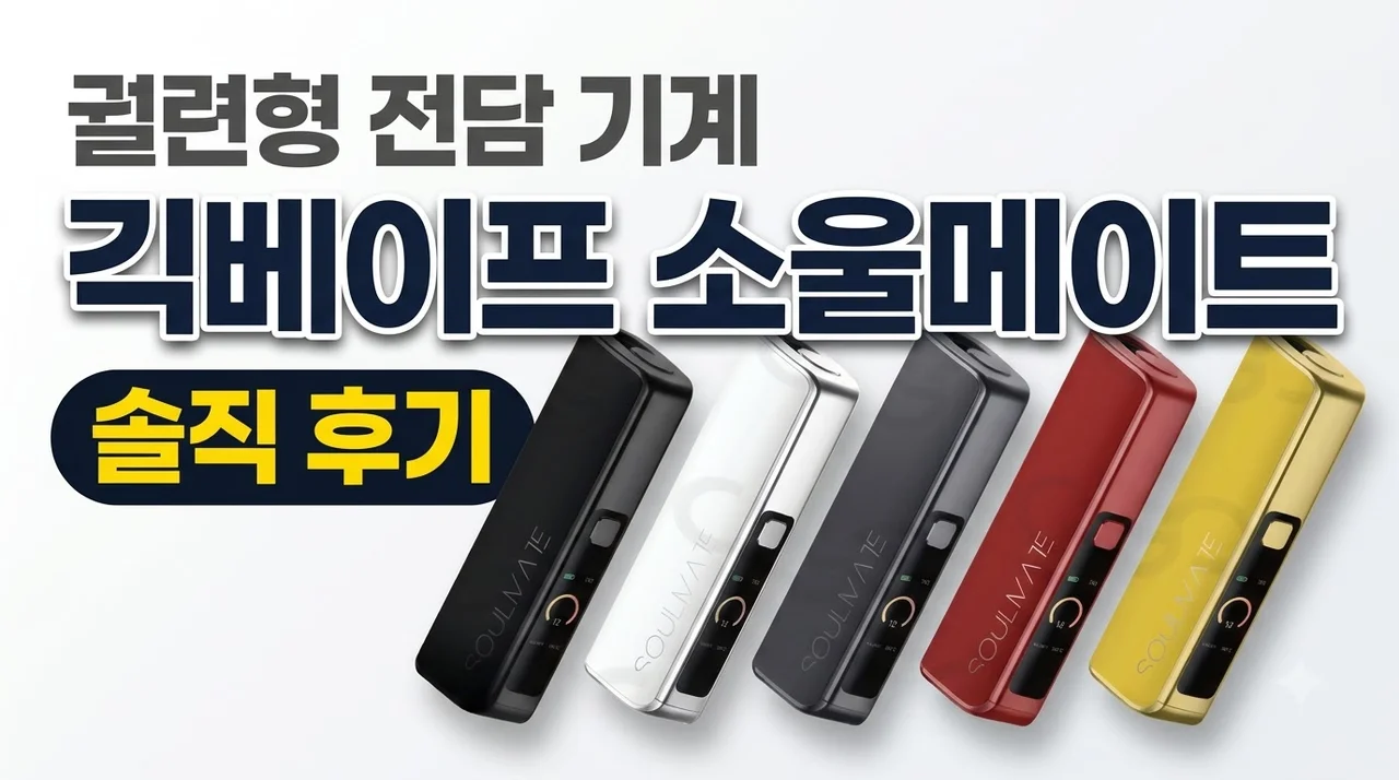 긱베이프 소울메이트 궐련형 전담 기계 솔직 후기
