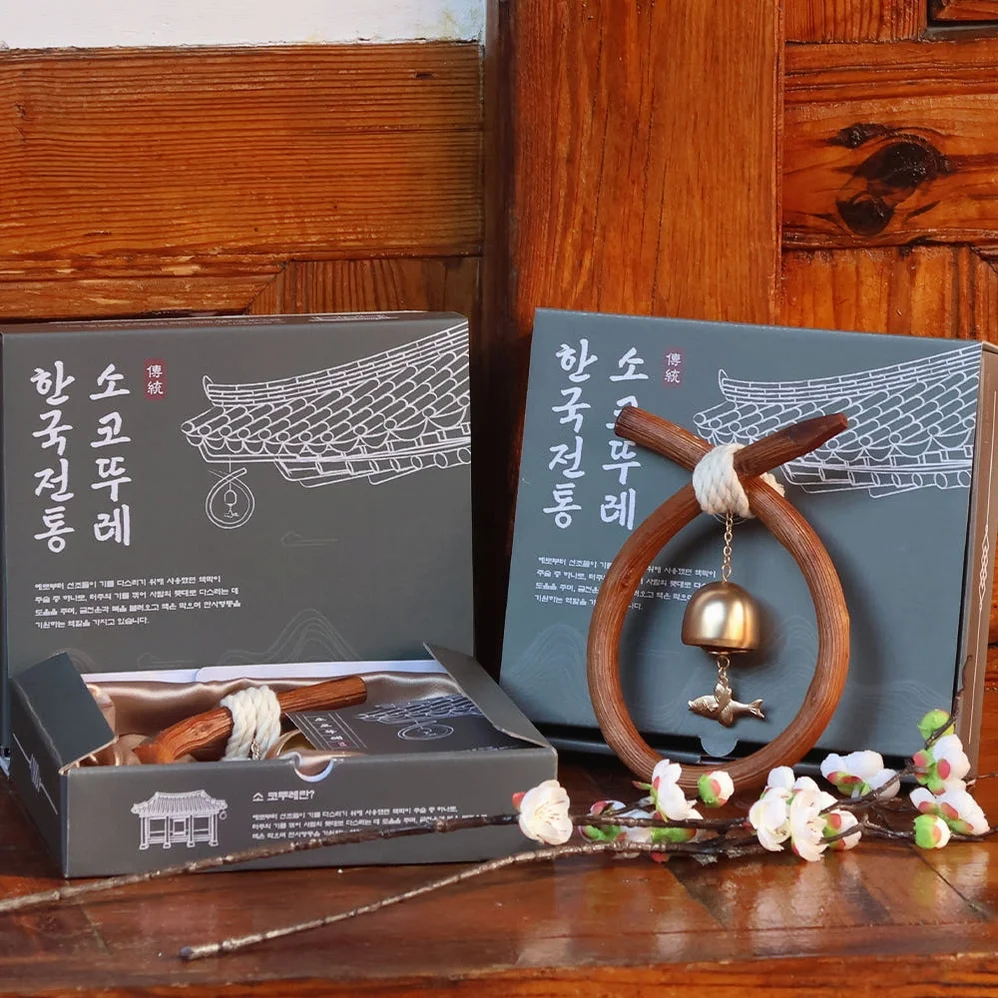 생각하는집 소 코뚜레 소뚜레 꼬뚜레 명태 액막이 개업 집들이 전통 외국인 단체 선물 1개 상세 이미지 5