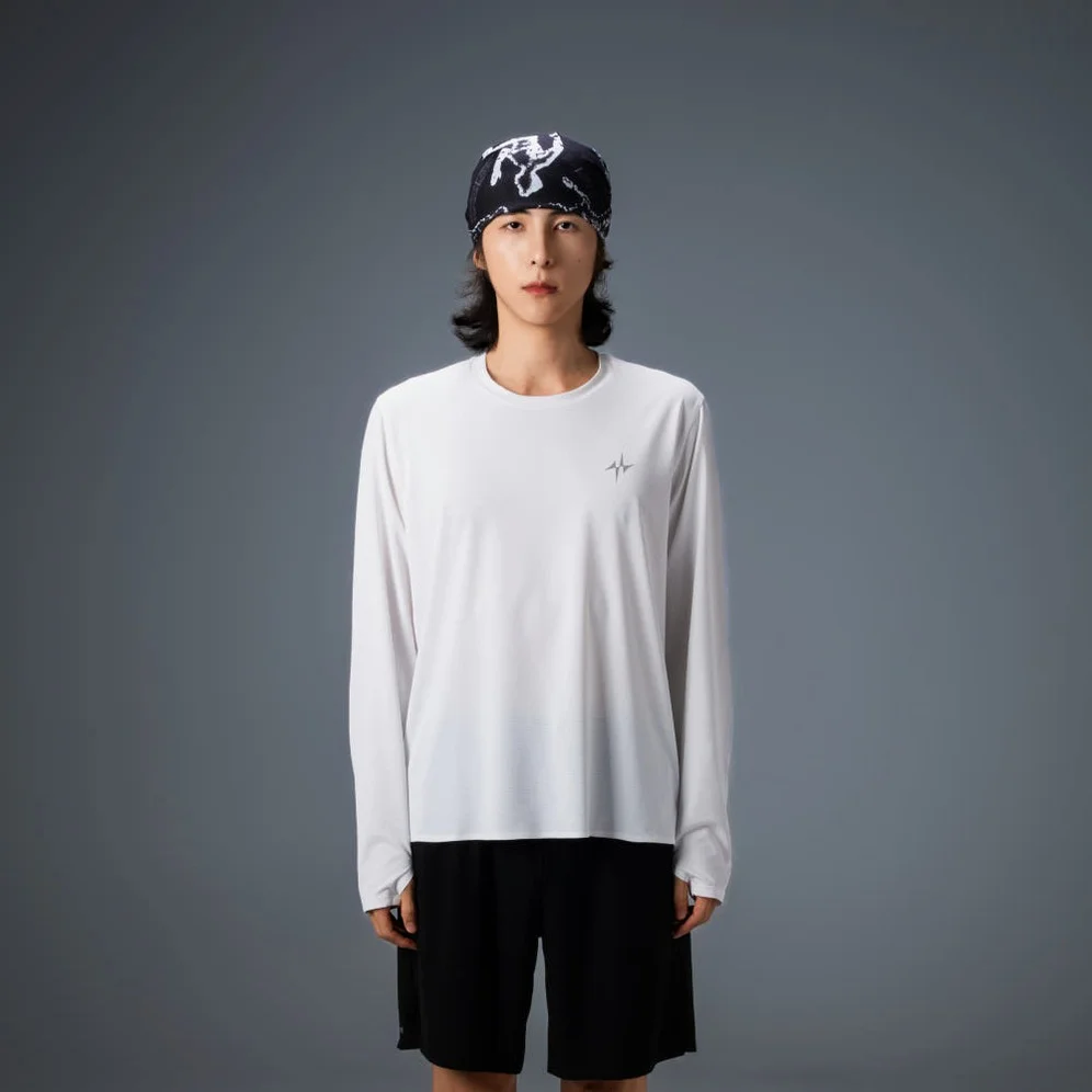 러닝라이프 마이크로메쉬 러닝긴팔티 기능성 티셔츠 냉감 롱슬리브 긴팔 상세 이미지 3