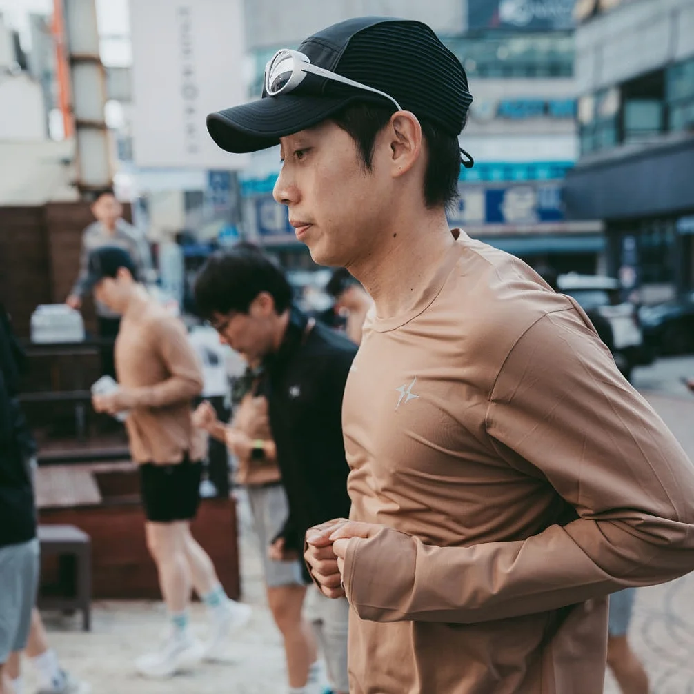 러닝라이프 마이크로메쉬 러닝긴팔티 기능성 티셔츠 냉감 롱슬리브 긴팔 상세 이미지 8