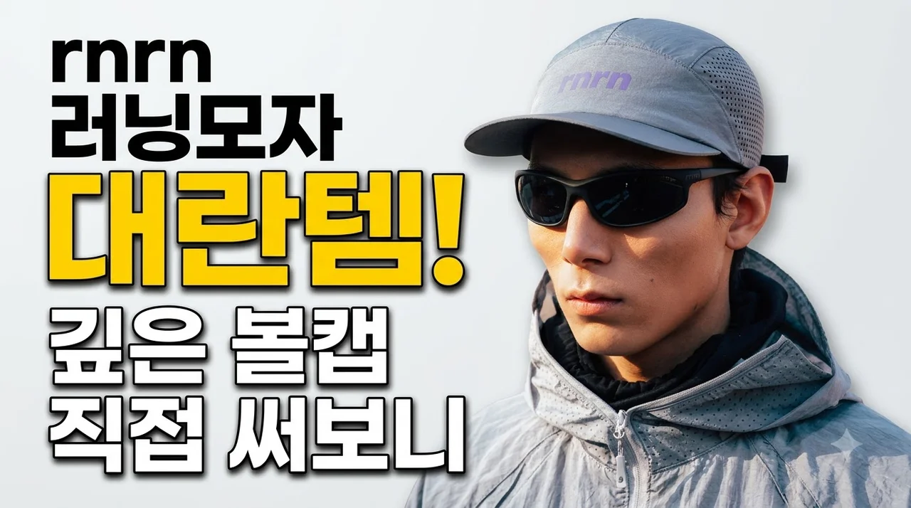 rnrn 러닝모자 대란템 깊은 볼캡 직접 써보니