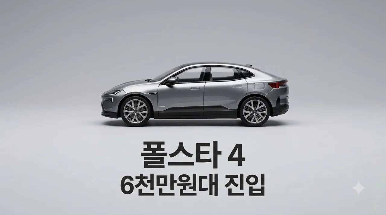 2027 폴스타 4, 6천만 원대 진입 가격과 보조금 스펙 총정리