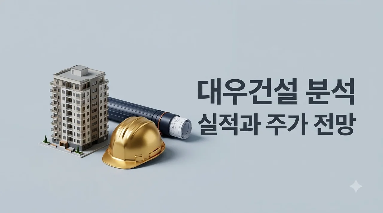 대우건설 주가 전망과 푸르지오 실적 핵심 분석