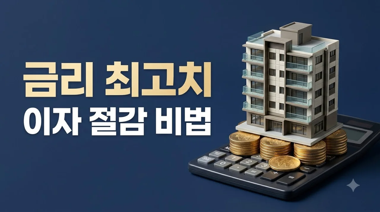 주담대 금리 최고 수준 진입, 대출 이자 줄이는 실전 대응법