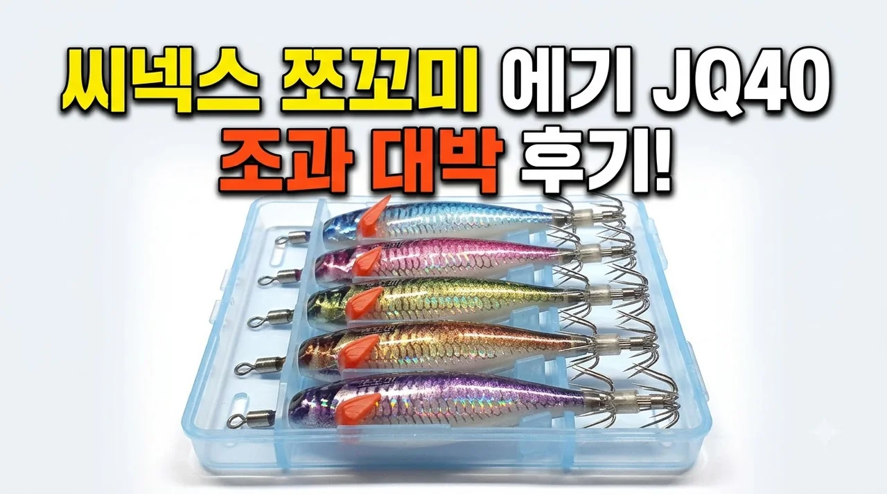 씨넥스 쪼꼬미 쭈꾸미 갑오징어 에기 JQ40 조과 대박 후기