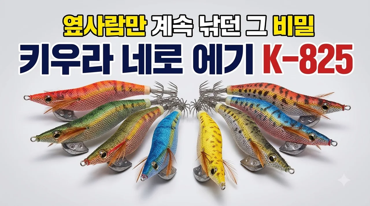 키우라 네로 에기 K-825 옆사람만 계속 낚던 그 비밀