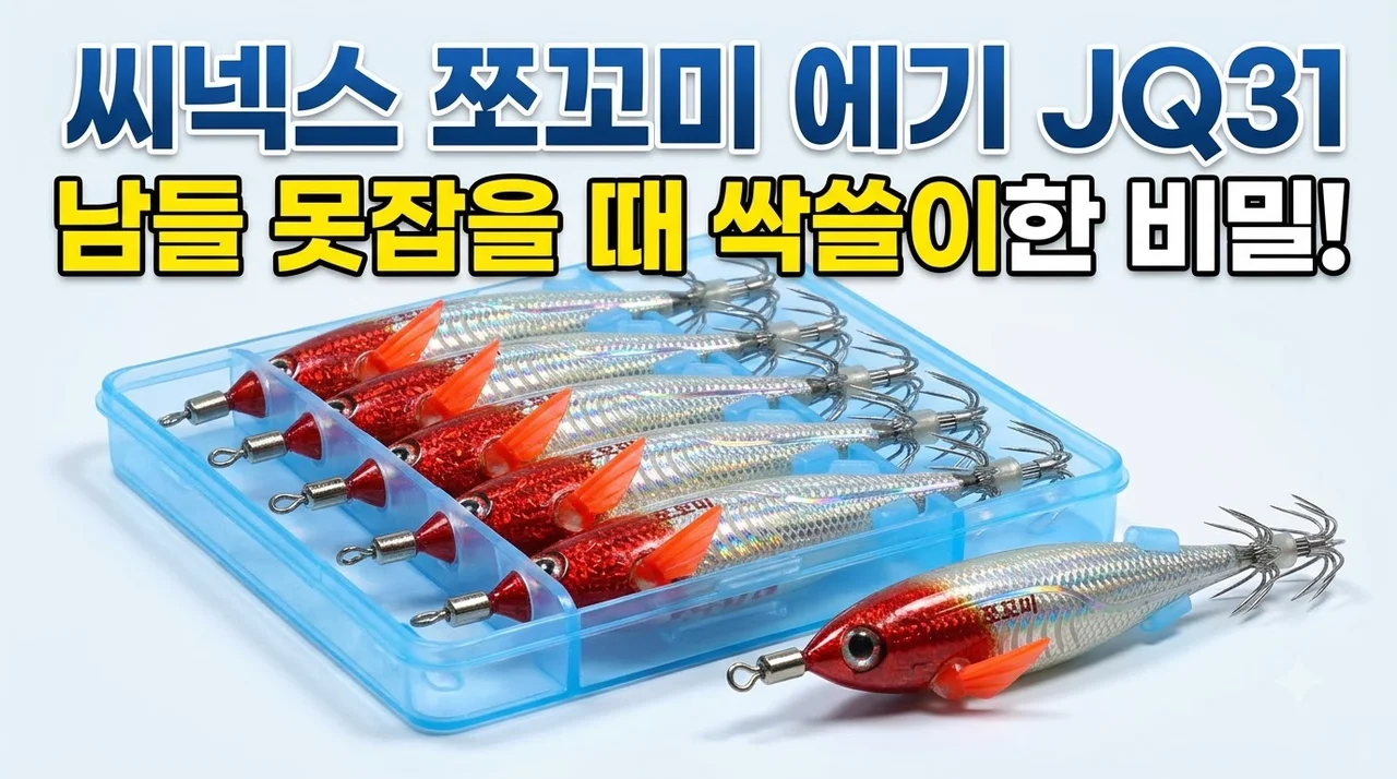 씨넥스 쪼꼬미 에기 JQ31 남들 못잡을 때 싹쓸이한 비밀
