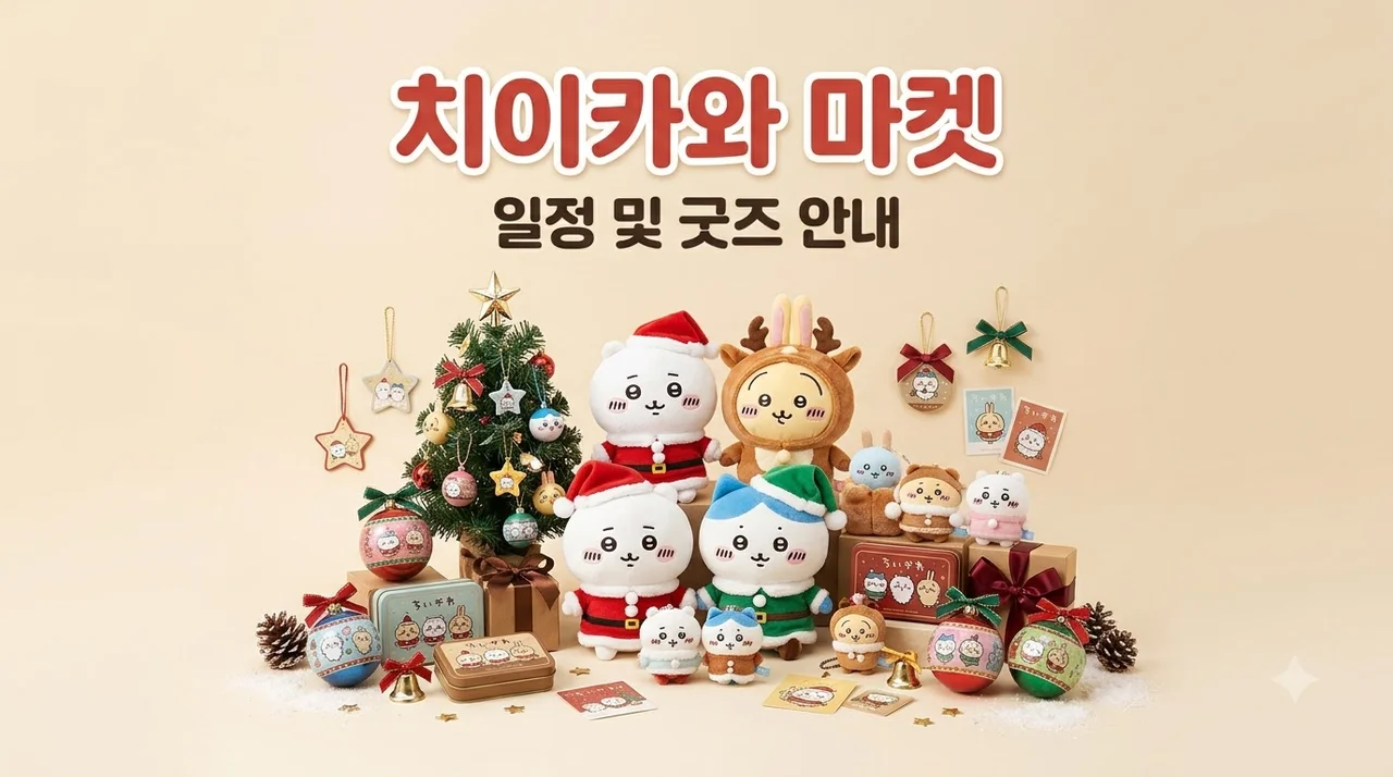 치이카와 크리스마스 마켓 일정, 굿즈 종류 및 예약 방법 완벽 가이드